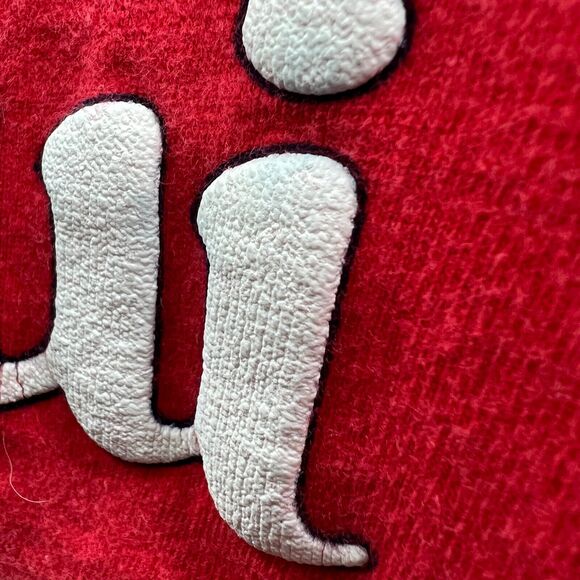 Vintage Oneita Power T pre-shrunk single stitch Puff Maui T-shirt Red size Large - Picture 4 of 13